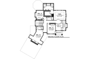 European Style House Plan - 4 Beds 3.5 Baths 3551 Sq/Ft Plan #70-737 
