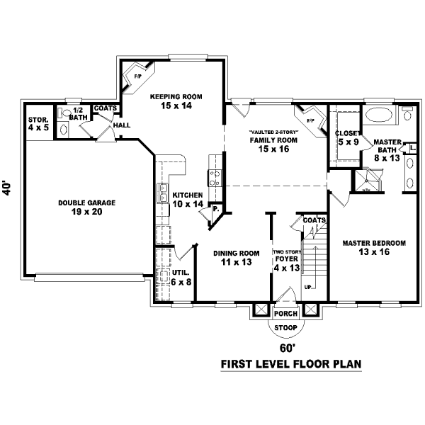 European Floor Plan - Main Floor Plan #81-13655