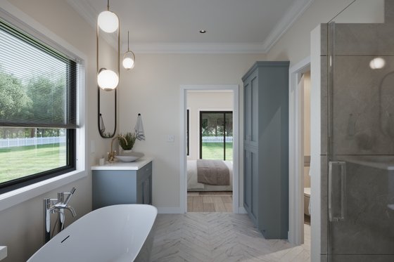 Interior - Master Bathroom for Country House Plan #1089-50 - 3 bed, 2.5 bath