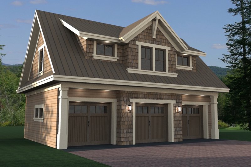 Home Plan - Craftsman Exterior - Front Elevation Plan #51-582