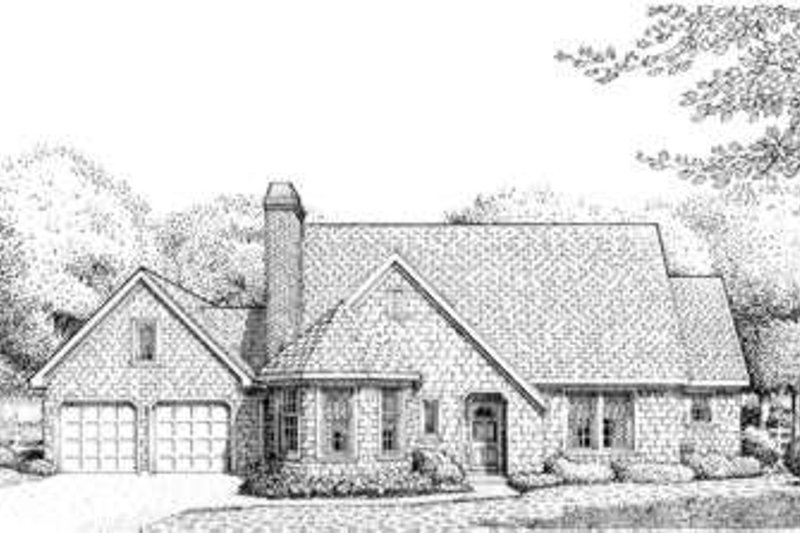 House Design - European Exterior - Front Elevation Plan #410-393