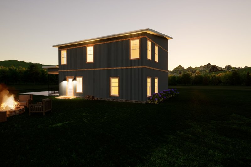 Architectural House Design - Exterior - Other Elevation 6 for Modern House Plan #1116-53 - 3 bed, 3 bath