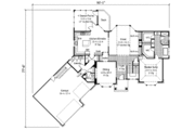 European Style House Plan - 3 Beds 2.5 Baths 3716 Sq/Ft Plan #51-179 