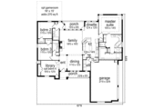 European Style House Plan - 3 Beds 0 Baths 2570 Sq/Ft Plan #84-531 
