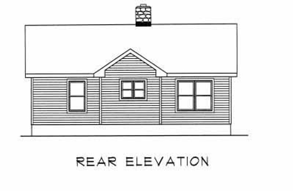 Country Style House Plan - 2 Beds 1 Baths 990 Sq/Ft Plan #22-125 ...