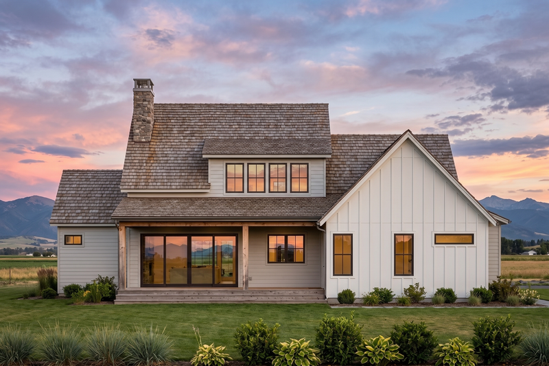 Dream House Plan - Exterior - Rear Elevation for Farmhouse House Plan #1096-207 - 4 bed, 3.5 bath