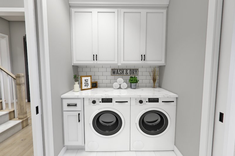 House Design - Interior - Laundry for Farmhouse House Plan #51-1273 - 4 bed, 3.5 bath