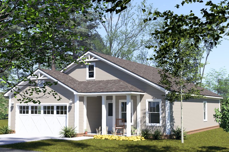 House Blueprint - Exterior - Other Elevation 4 for Cottage House Plan #513-2453 - 3 bed, 2.5 bath