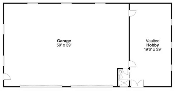 Home Plan - Traditional Floor Plan - Main Floor Plan #124-791