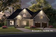 Cottage Style House Plan - 4 Beds 3 Baths 2486 Sq/Ft Plan #929-1197 Exterior 
