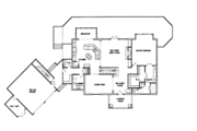 European Style House Plan - 3 Beds 3.5 Baths 3484 Sq/Ft Plan #54-122 