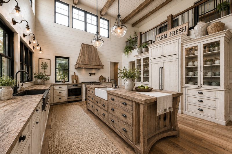 Architectural House Design - Interior - Kitchen for Farmhouse House Plan #928-457 - 4 bed, 6.5 bath