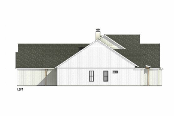 Exterior - Other Elevation for Farmhouse House Plan #1096-128 - 4 bed, 3.5 bath