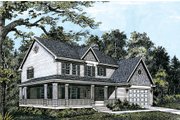 Farmhouse Style House Plan - 4 Beds 2.5 Baths 2127 Sq/Ft Plan #48-205 