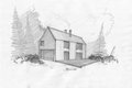 Modern Style House Plan - 3 Beds 2.5 Baths 1752 Sq/Ft Plan #552-3 Exterior - Front Elevation