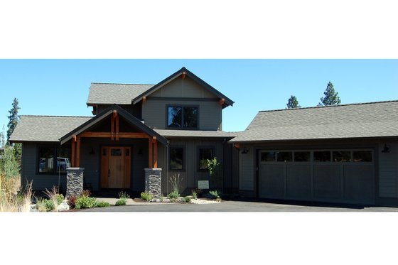 Exterior - Front Elevation for Craftsman House Plan #895-4 - 3 bed, 2.5 bath