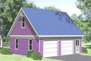 Traditional Style House Plan - 0 Beds 0 Baths 624 Sq/Ft Plan #116-135 