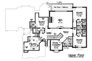 European Style House Plan - 4 Beds 4.5 Baths 4138 Sq/Ft Plan #310-237 