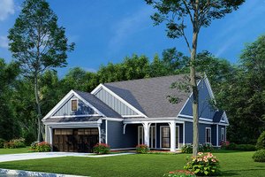 Craftsman Exterior - Front Elevation Plan #923-249
