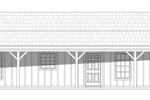 Exterior - Front Elevation 3 for Traditional House Plan #932-447 - 2 bed, 2 bath