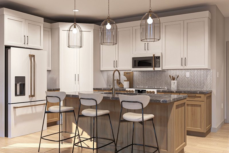 House Design - Interior - Kitchen for Traditional House Plan #455-365 - 3 bed, 2.5 bath