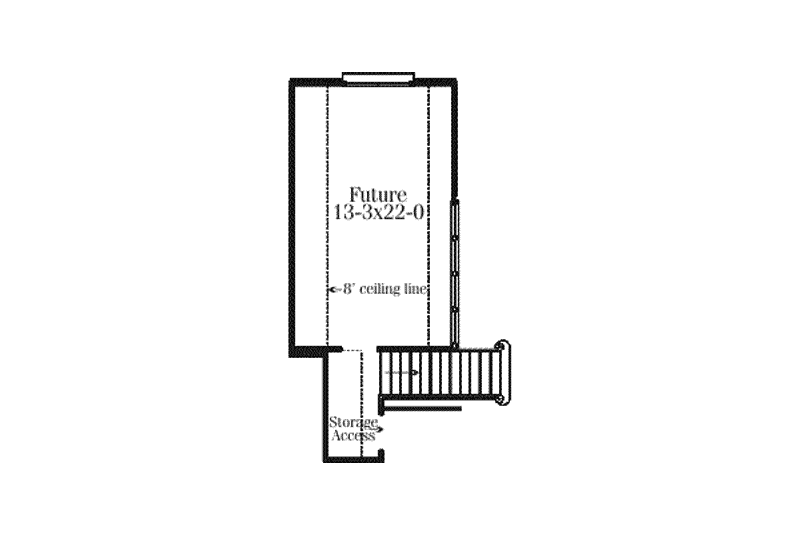 Home Plan - Floor Plan - Other Floor for Southern House Plan #406-119 - 3 bed, 2.5 bath