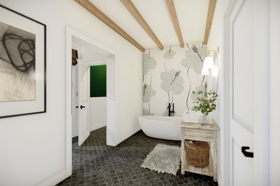 Interior - Master Bathroom 1 for Farmhouse House Plan #1094-9 - 4 bed, 3 bath