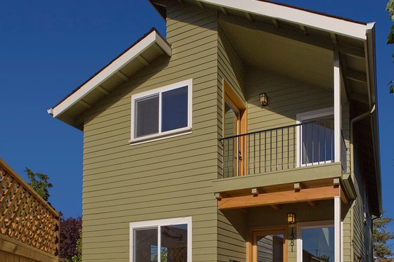 Exterior - Other Elevation for Modern House Plan #890-5 - 3 bed, 1.5 bath