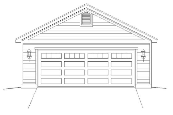 Exterior - Front Elevation 3 for Country House Plan #932-116, 0 bath