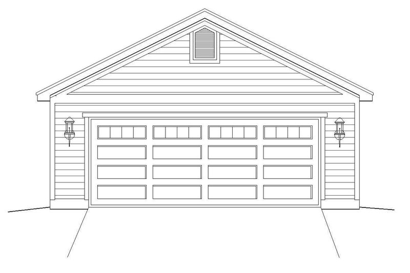 Dream House Plan - Exterior - Front Elevation 3 for Country House Plan #932-116, 0 bath