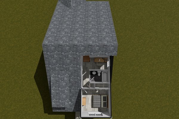 House Blueprint - Cottage Floor Plan - Upper Floor Plan #513-2384