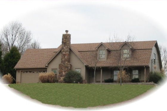 Exterior - Front Elevation for Traditional House Plan #81-13688 - 3 bed, 3 bath