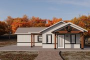 Ranch Style House Plan - 2 Beds 2 Baths 1000 Sq/Ft Plan #1106-55 