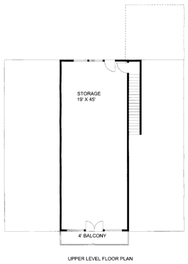 Architectural House Design - Traditional Floor Plan - Upper Floor Plan #117-667