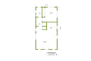 Adobe / Southwestern Style House Plan - 1 Beds 1 Baths 746 Sq/Ft Plan #1106-53 
