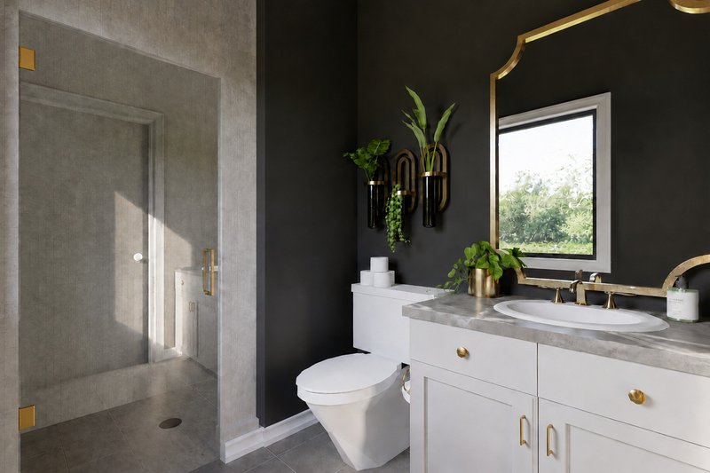 Architectural House Design - Interior - Master Bathroom for Ranch House Plan #1064-510 - 4 bed, 3 bath