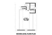 European Style House Plan - 3 Beds 2 Baths 2119 Sq/Ft Plan #81-1105 
