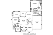 European Style House Plan - 4 Beds 3.5 Baths 2757 Sq/Ft Plan #81-1312 