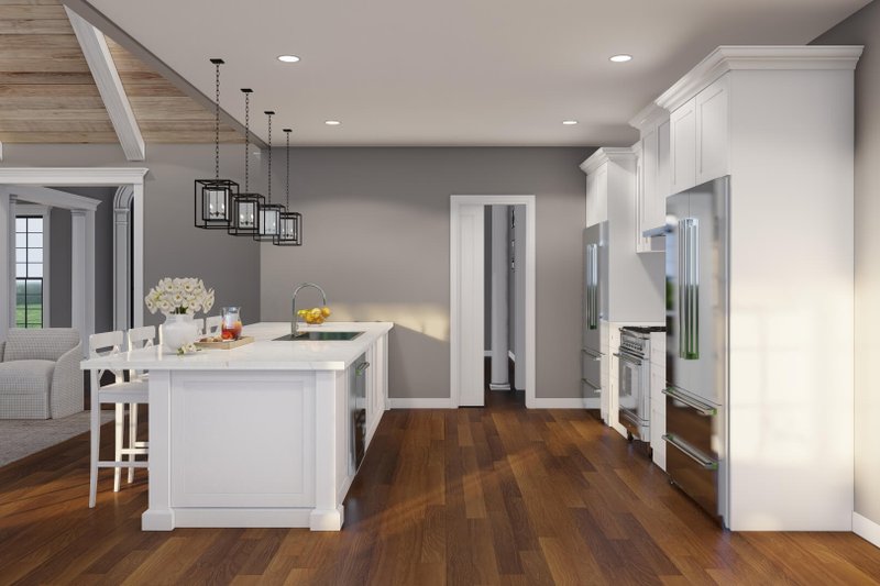 House Blueprint - Interior - Kitchen for Farmhouse House Plan #17-3443 - 3 bed, 2 bath