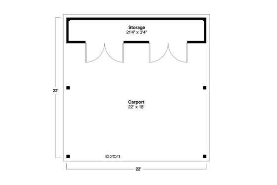Floor Plan - Main Floor for Traditional House Plan #124-1234, 0 bath