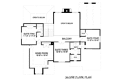 European Style House Plan - 4 Beds 3.5 Baths 3803 Sq/Ft Plan #413-855 