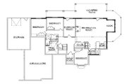 European Style House Plan - 5 Beds 4.5 Baths 2458 Sq/Ft Plan #5-365 