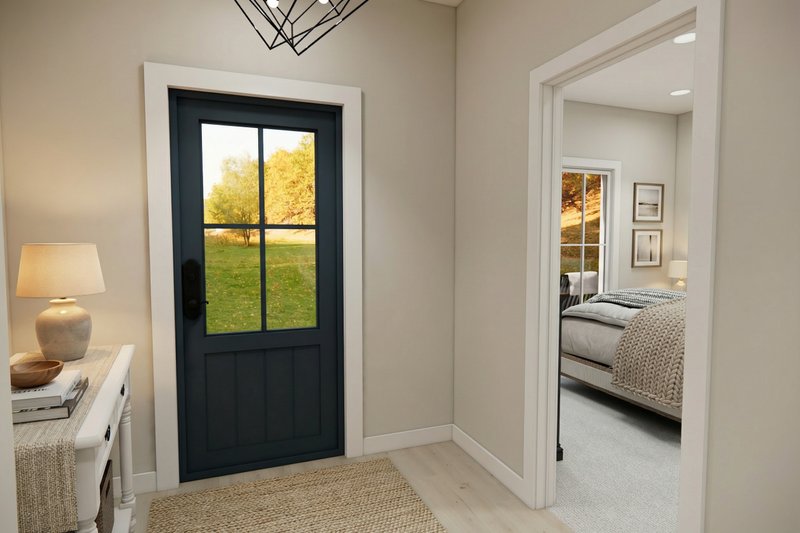 Dream House Plan - Interior - Entry 1 for Farmhouse House Plan #51-1529 - 3 bed, 2 bath