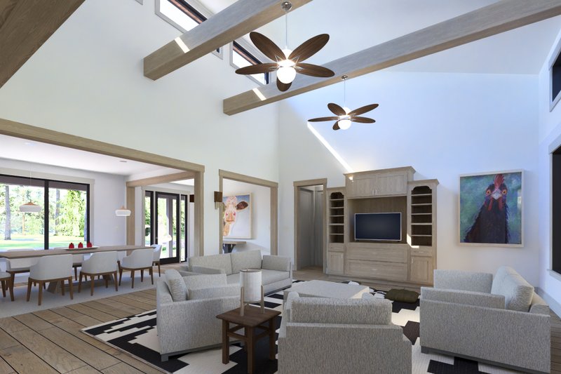 Home Plan - Interior - Family Room for Modern House Plan #1069-45 - 3 bed, 2.5 bath
