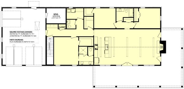 House Blueprint - Barndominium Floor Plan - Other Floor Plan #430-355