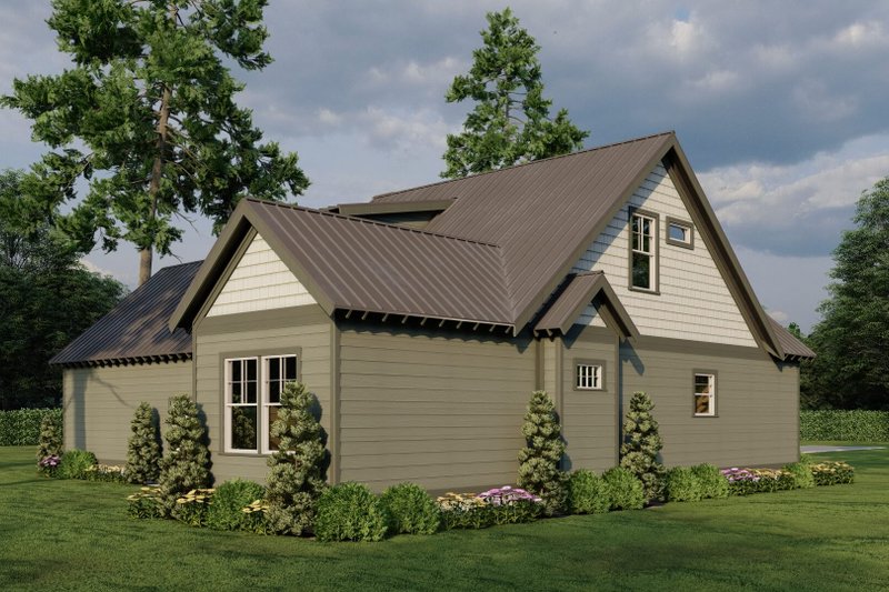 House Blueprint - Exterior - Other Elevation 2 for Country House Plan #17-3449 - 2 bed, 2 bath