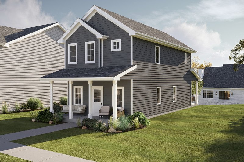 Dream House Plan - Exterior - Other Elevation 1 for Traditional House Plan #455-671 - 3 bed, 2.5 bath