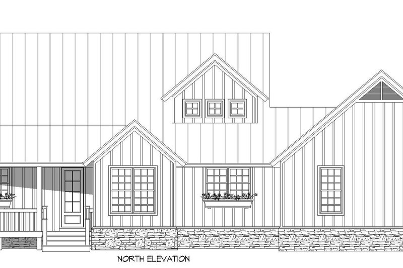 Architectural House Design - Exterior - Front Elevation 3 for Country House Plan #932-767 - 3 bed, 2.5 bath