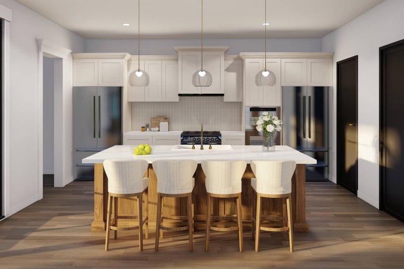 House Blueprint - Interior - Kitchen for Farmhouse House Plan #923-273 - 4 bed, 3.5 bath