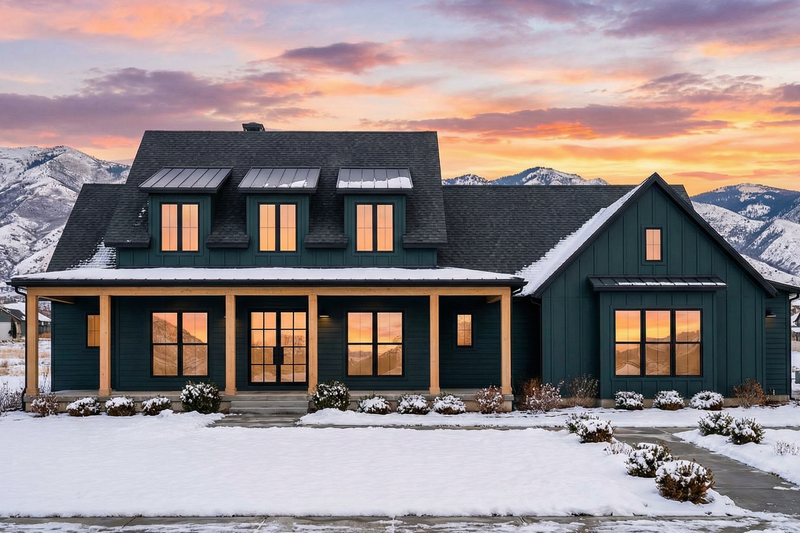 House Design - Exterior - Front Elevation 3 for Farmhouse House Plan #1096-96 - 3 bed, 2 bath